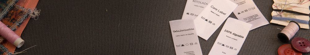 Etiquetas cuidado textil