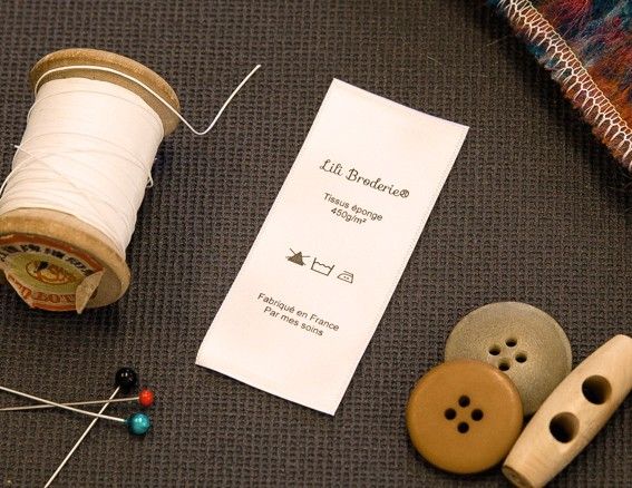 Étiquettes de composition