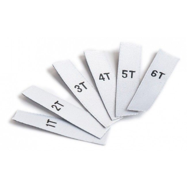 Toddler 1T-6T: White with Black text