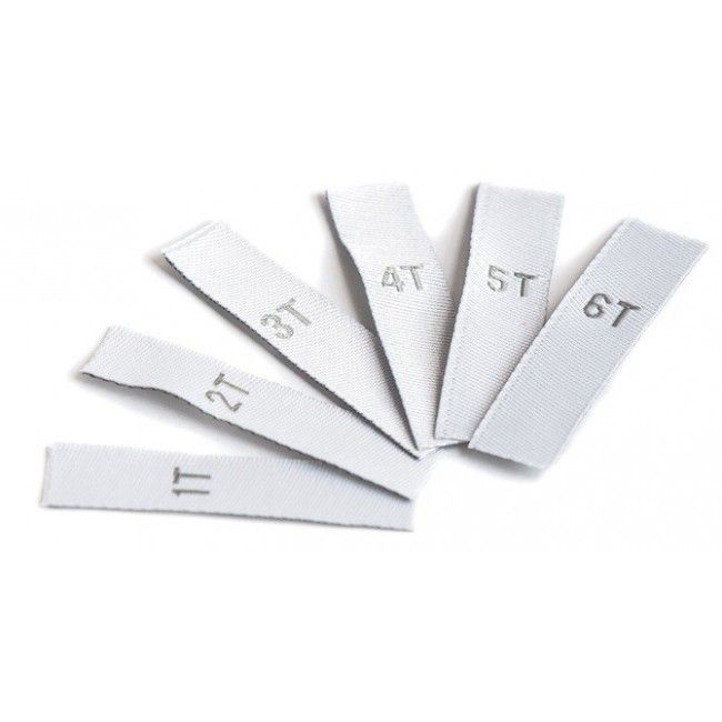 Toddler 1T-6T: White with Gray text