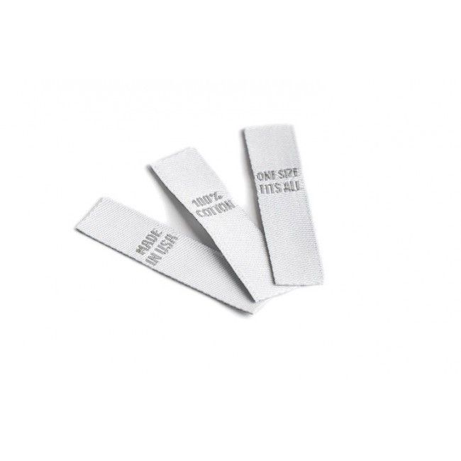 Etiquetas Populares: Blanco con texto Gris