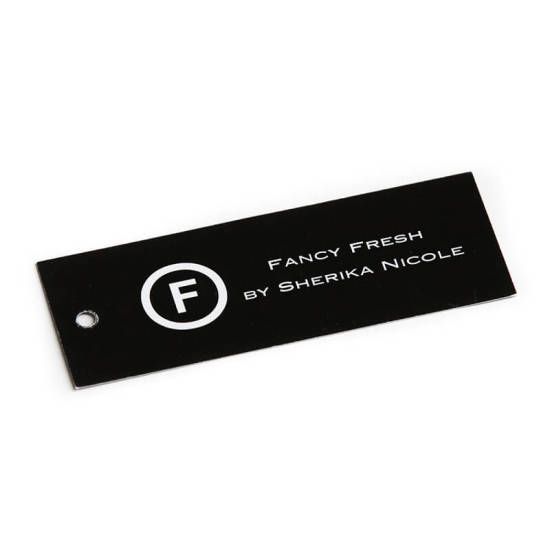 Fancy Fresh Hang Tag
