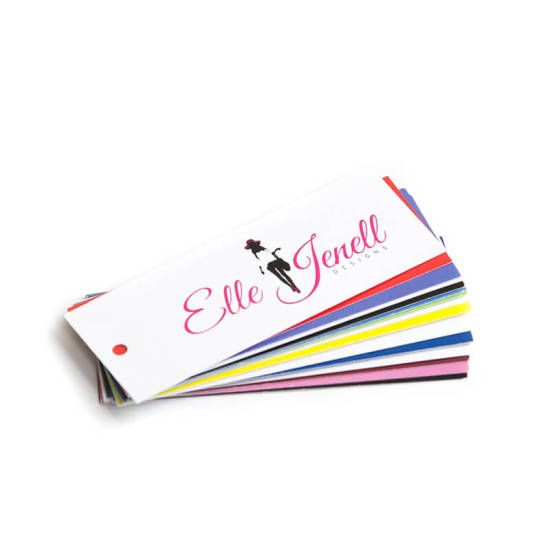 Stacked personalized hangtags