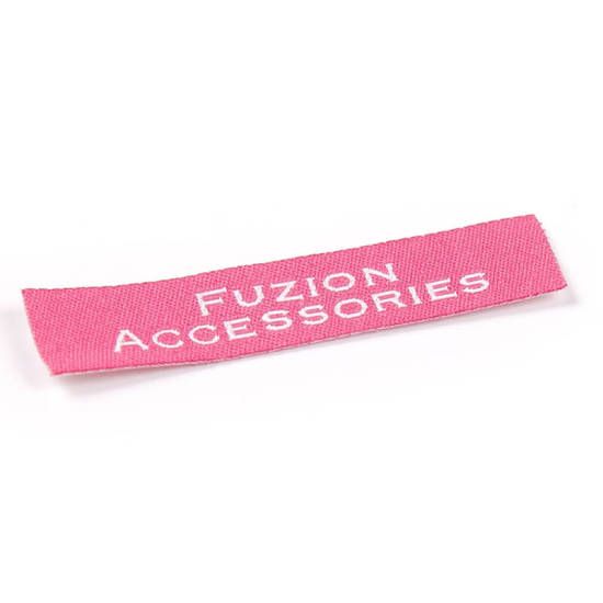 Fuzion Accesories woven label