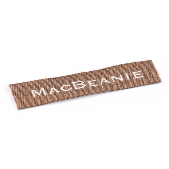 MacBeanie garment label