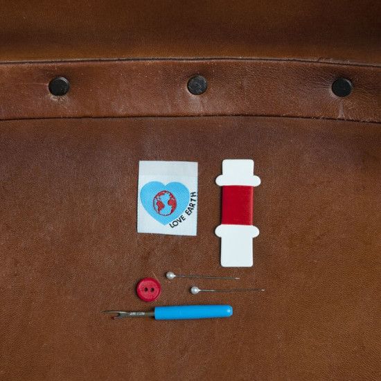 Love Earth custom clothing label