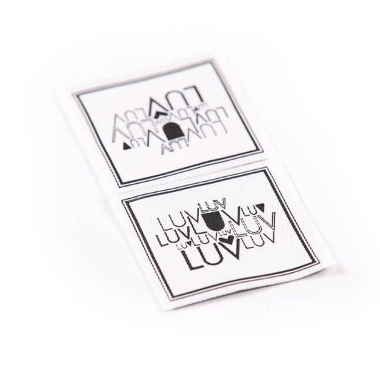 Luv personalized clothing label