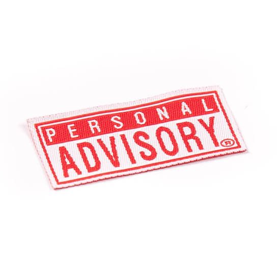 Personal Advisory clothing label