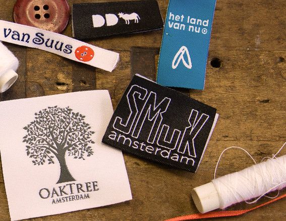 Upload je afbeelding en bestel je eigen Geweven Logo Label