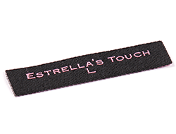 Estrella's Touch woven label