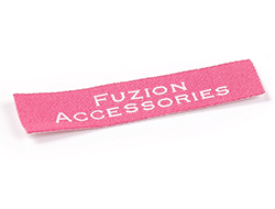 Fuzion Accesories woven label