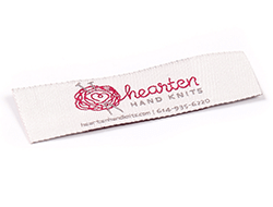 Heartern Hand Knits sew on label