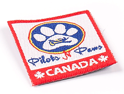 Pilots Paws sew on label
