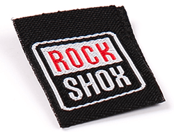 Rock Shox sew on label