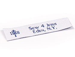 Sew 4 Jesus woven label
