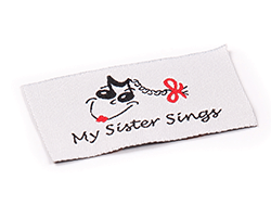 my sister sings personalized label