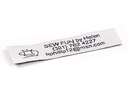 sew fun by helen fabric label